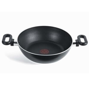 TEFAL MADRAS COLLECTION NON-STICK 26CM KADAI WITH LID - BLACK