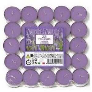 Price's Candles Tealights Pack 25 Lavender [021937D]