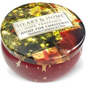 Heart & Home Candle Tin - Home For Christmas