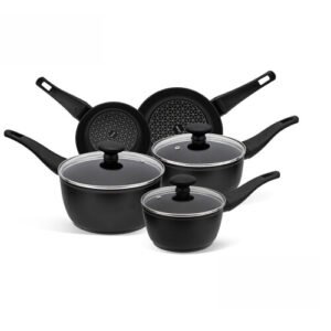 Prestige Thermo Smart Non Stick Pots and Pans Set | 5 Pce Induction Hob Pan Set