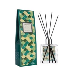 Wax Lyrical Fired Earth Ceramic Reed Diffuser - Green Tea & Bergamot