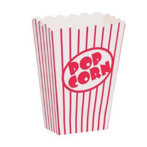 Paper Popcorn Boxes - Pack of 8