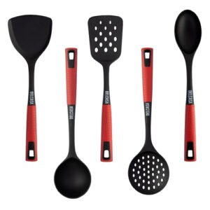 Delcasa 5 PC Nylon Kitchen Utensil Set for Cooking