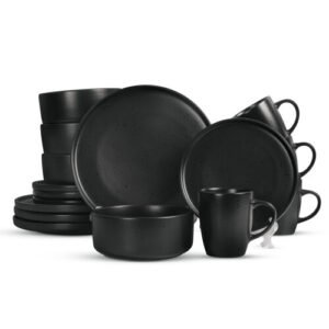 Royalford 16 Piece Stoneware Dinnerware Set