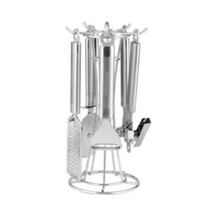 Morphy Richards 46815 Kitchen Utensils Set, Accents Range, Kitchen Gadget Set, Stainless Steel, Silver, 4-Piece