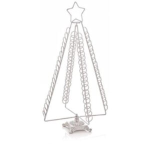 Premier 50cm Silver Metal Cardholder - Holds 80 Cards