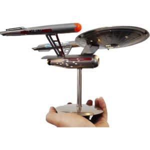 U.s.s. Enterprise Star Trek Model Ncc-1701 Replica,stainless Steel Spaceship Model Ornaments For Home Decoration And Collection