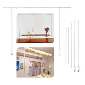 (White) Table Decorative Table Rod Home Garden Decor
