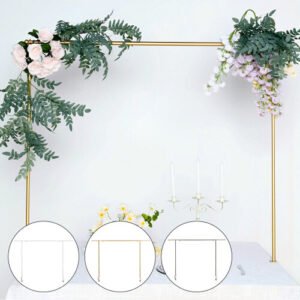 (White) Table Decorative Table Rod Home Garden Decor