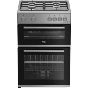 Beko Freestanding Gas Cooker – 60cm Silver