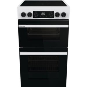 Hisense HDCEC5C10W Freestanding Electric Cooker