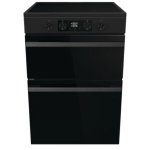 Hisense 60cm Electric Cooker with Induction Hob – Black