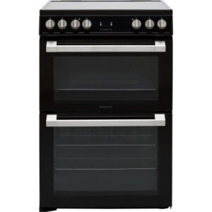 Hotpoint 60cm Electric Cooker – Black Ceramic Hob