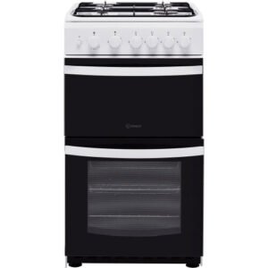 Indesit Cloe ID5G00KMW 50cm Gas Cooker – White