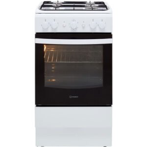 Indesit 50cm Gas Cooker Cloe IS5G1KMW – White
