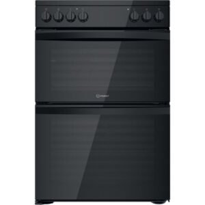 Indesit Freestanding Electric Cooker – Ceramic Black